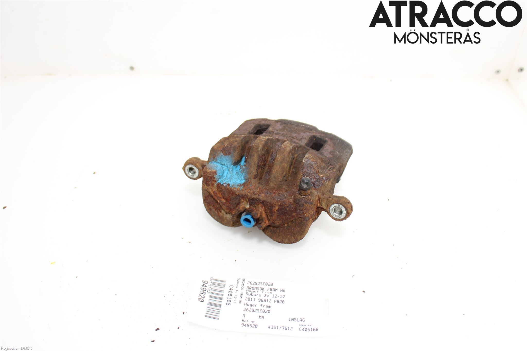 Subaru XV 12-17 Bromsok Fram Höger