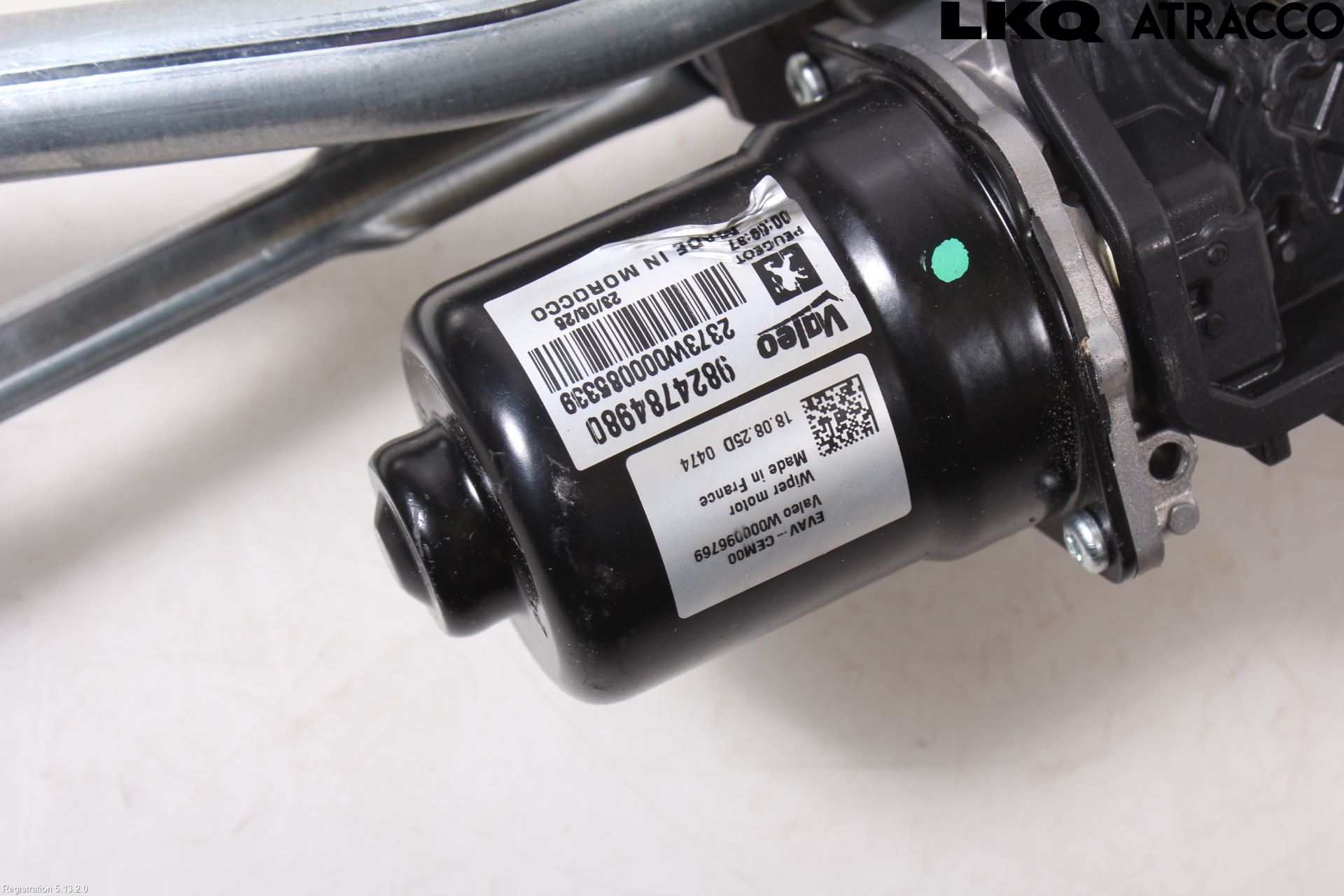 Peugeot 2008/E-2008 20- Torkarmotor Vindruta