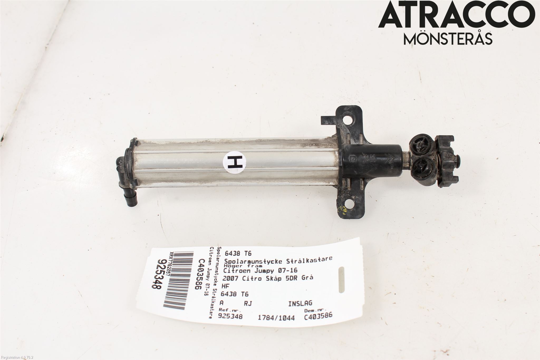 Citroen JUMPY 07-16 Spolarmunstycke Strålkastare