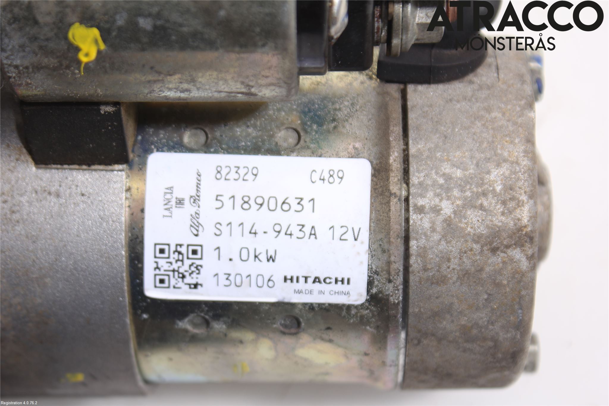 Fiat 500 07- Startmotor