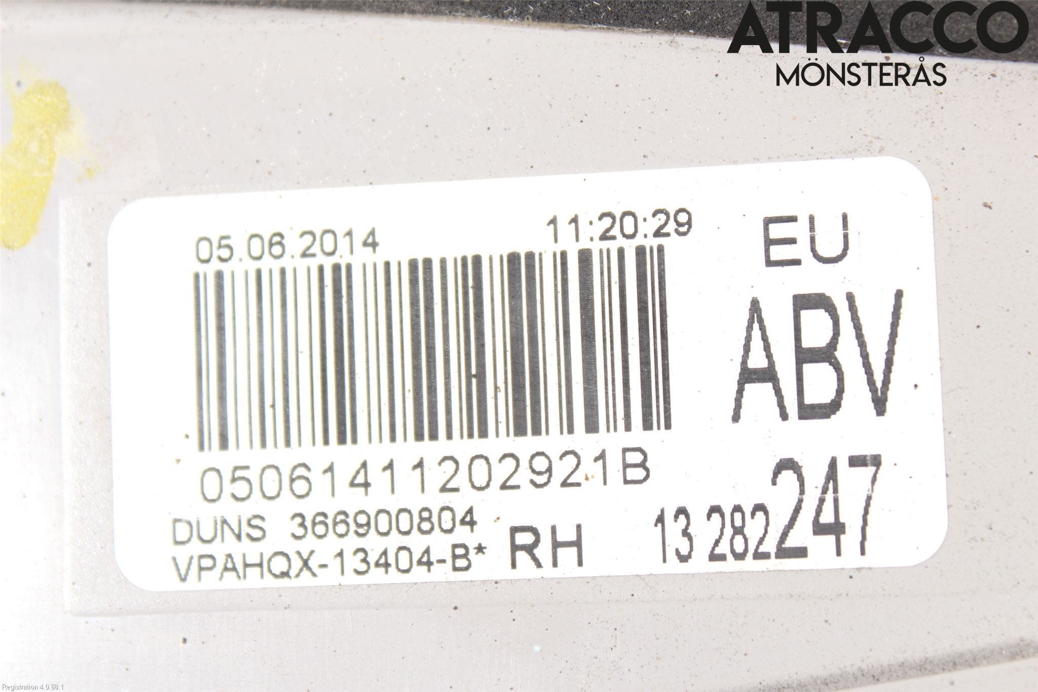 Opel ASTRA J 10-15 Bakljus Lucka Hö