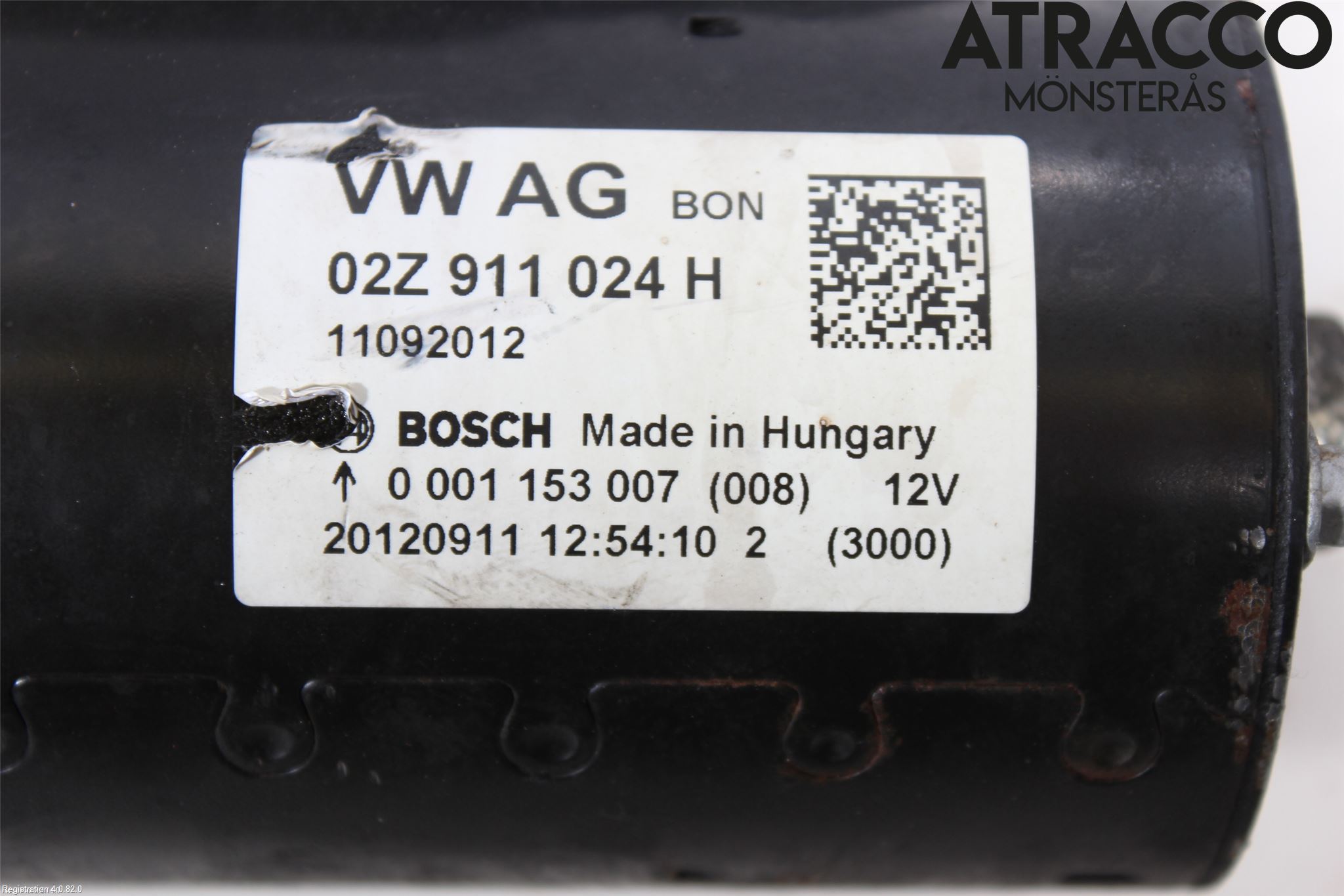 Volkswagen VW GOLF VI 09-13 Startmotor Diesel