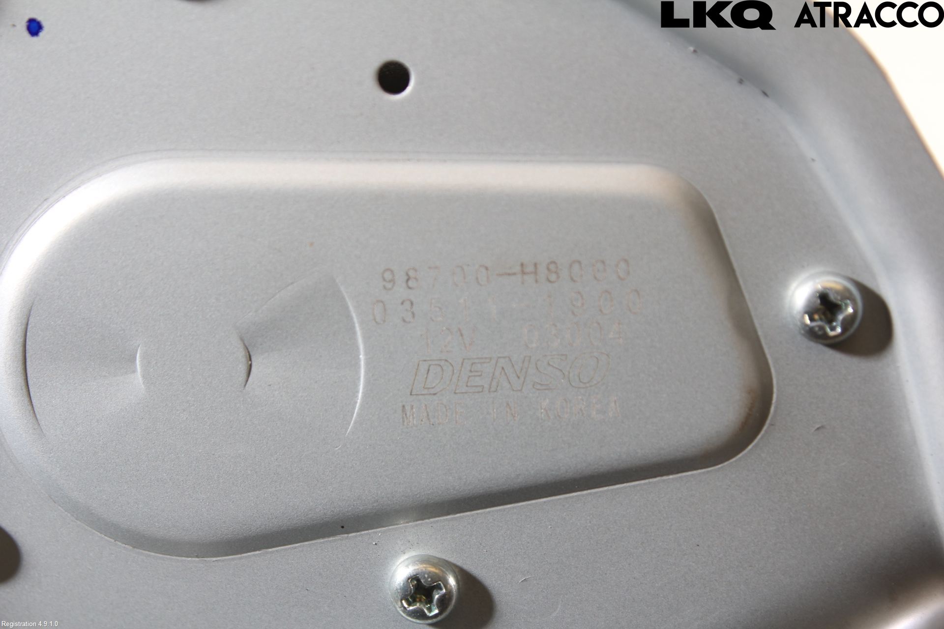 Kia RIO 17- Torkarmotor Baklucka