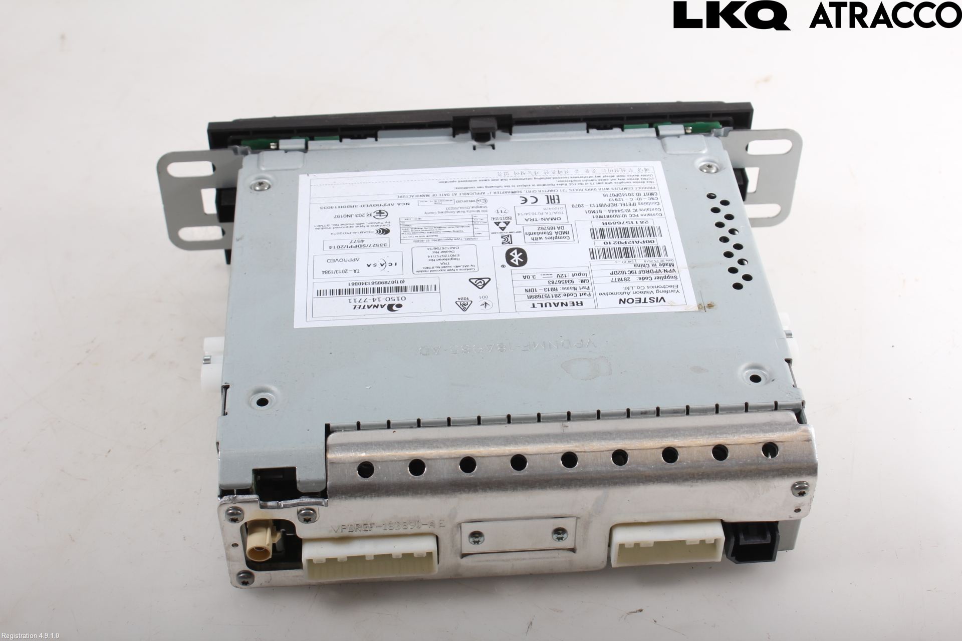 Opel VIVARO 15-19 Cd Radio - Multimediapanel