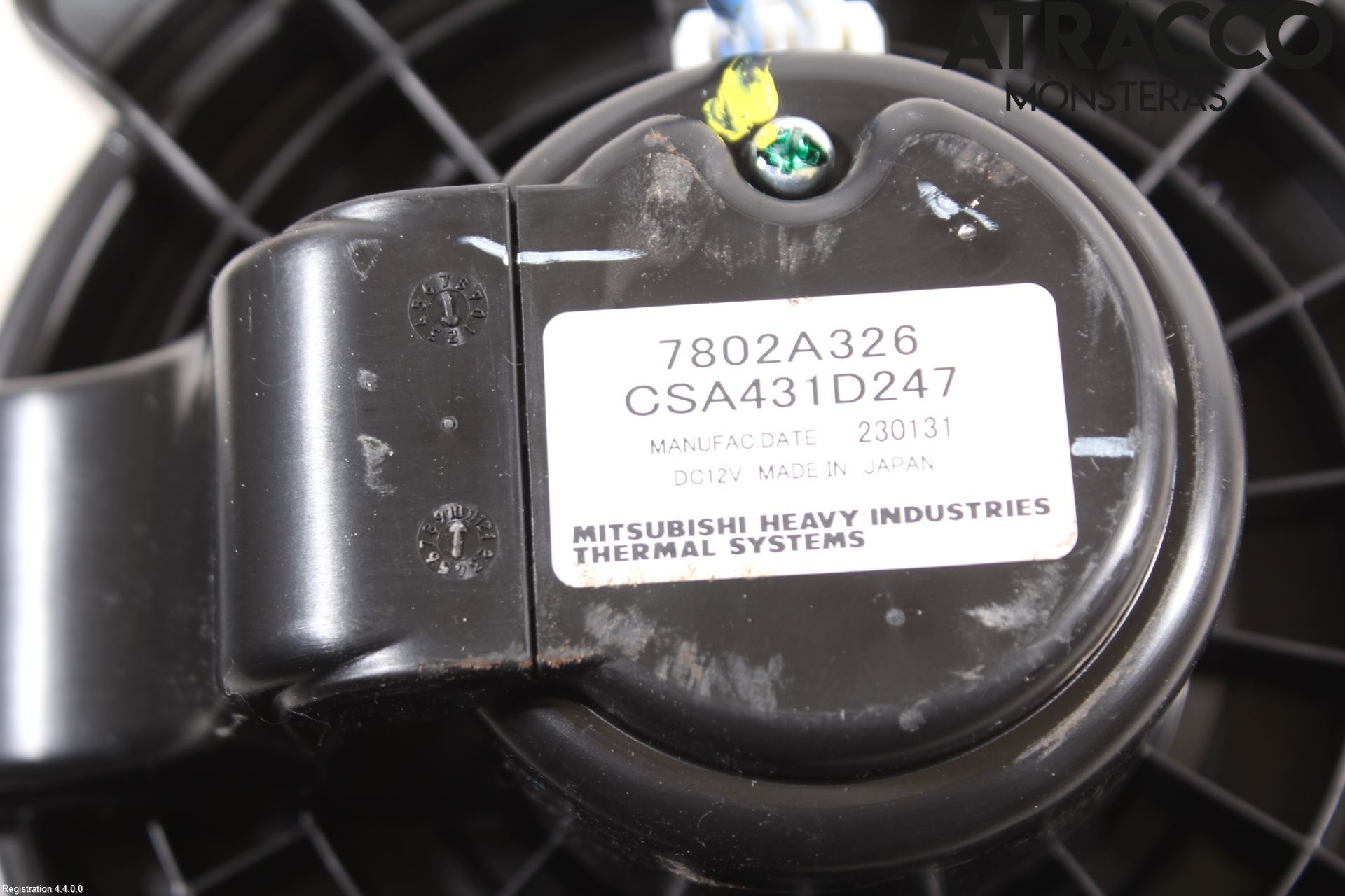 Mitsubishi ECLIPS CROSS Värmefläkt