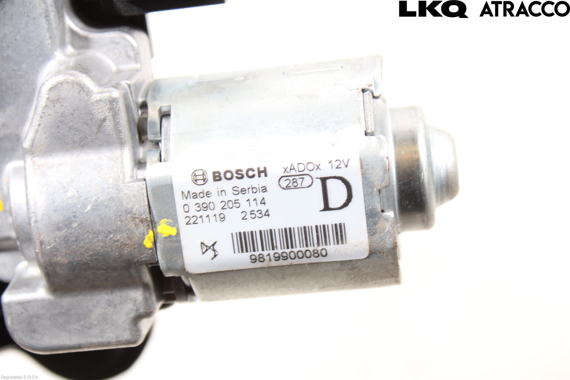 Opel CORSA F, CORSA-E 20- Torkarmotor Baklucka