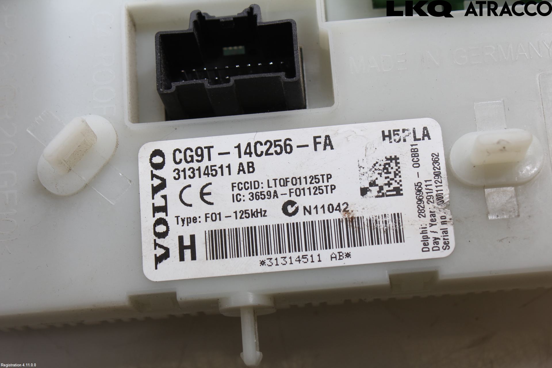 Volvo V70 08-13 Säkringsdosa-Elcentral