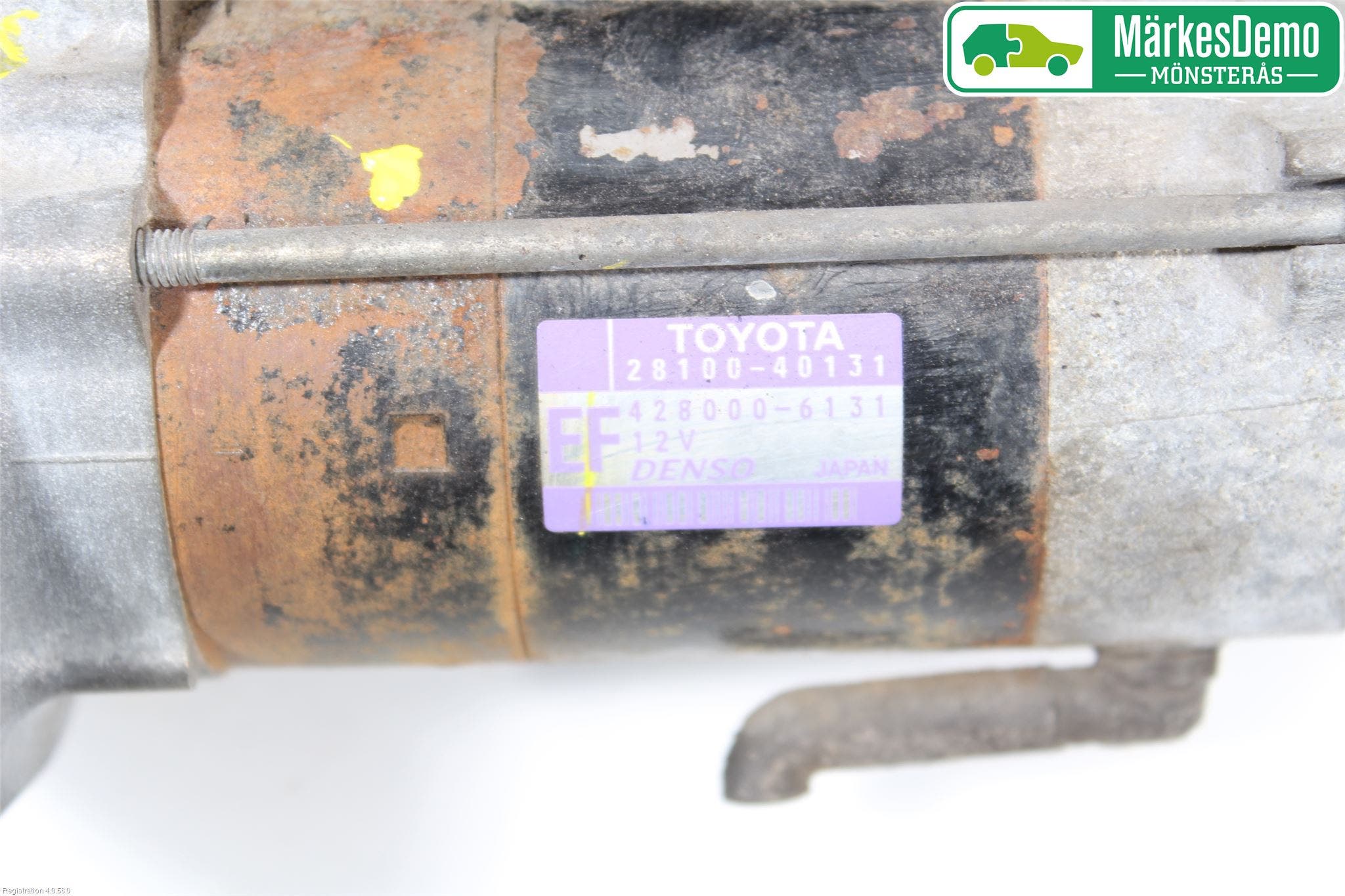 Toyota iQ Startmotor