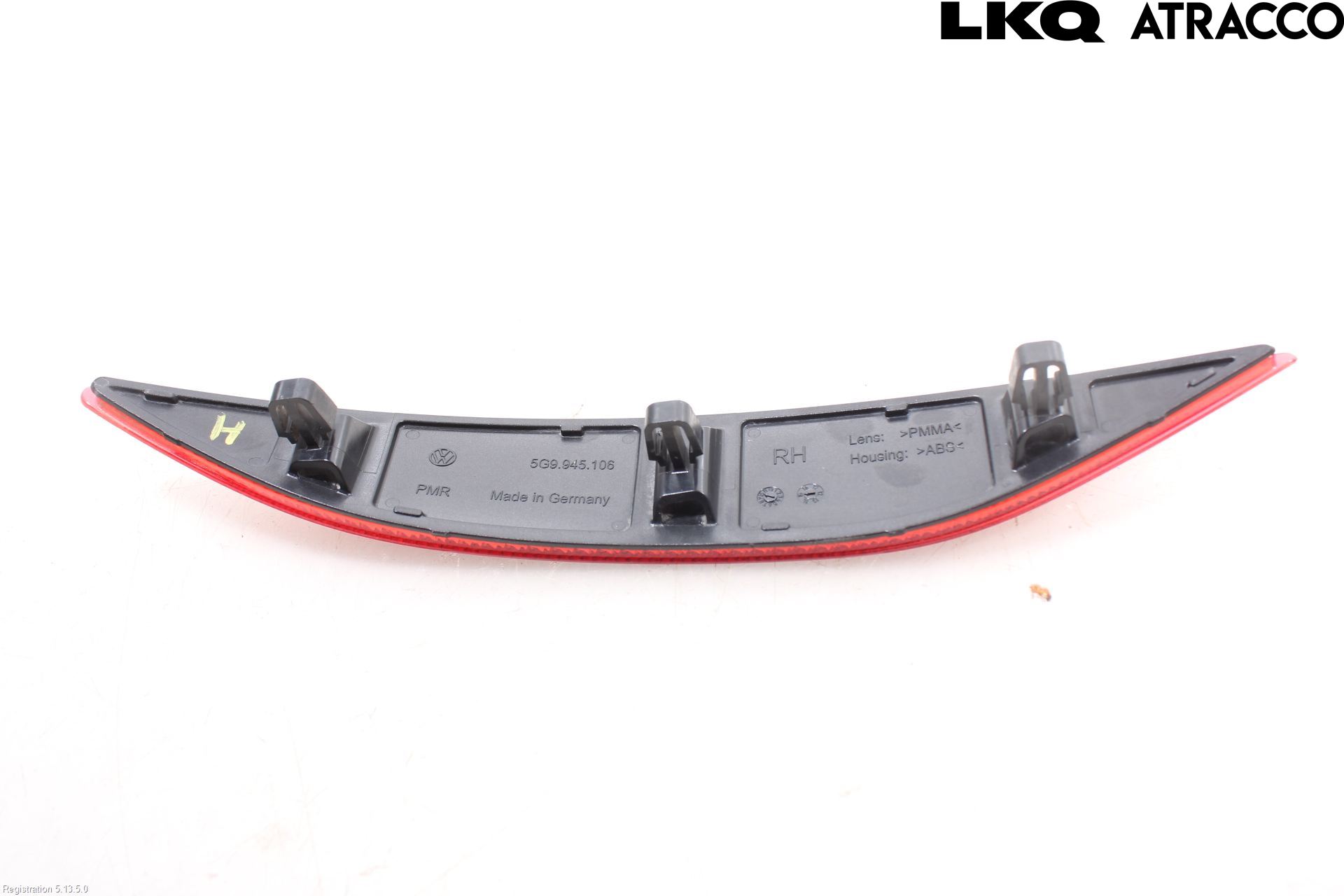Volkswagen VW GOLF / E-GOLF VII 13-20 Dimljus/Reflex Bak