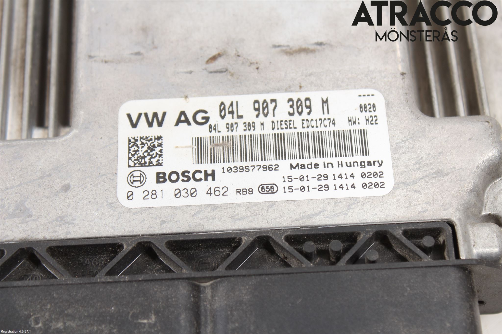 Volkswagen VW PASSAT 15-19 Styrenhet Inspump Diesel