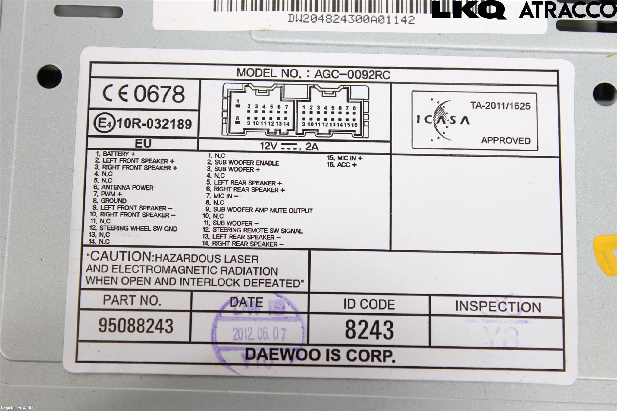 Chevrolet CAPTIVA Radio