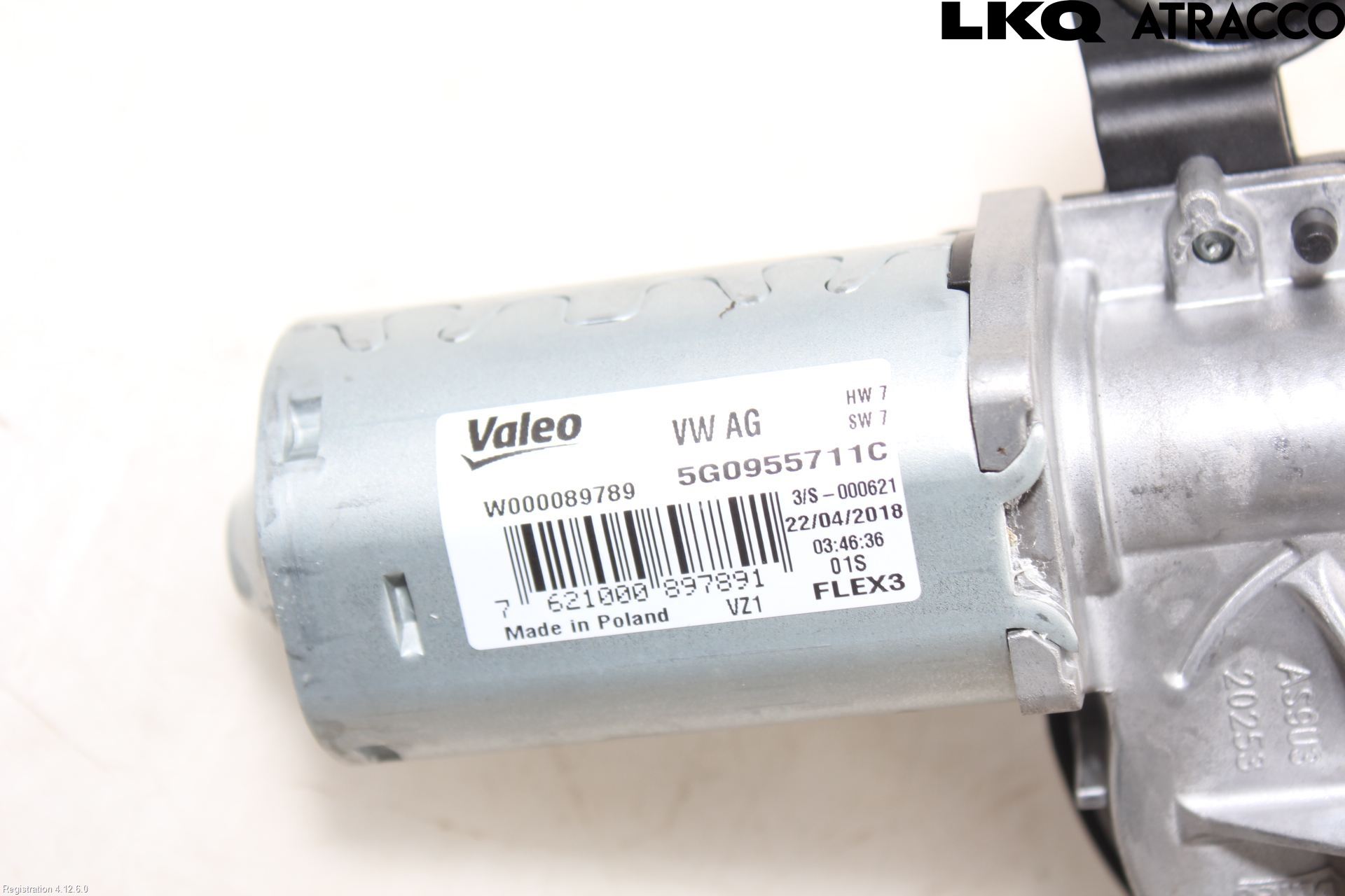 Volkswagen VW TOUAREG CR 18- Torkarmotor Baklucka