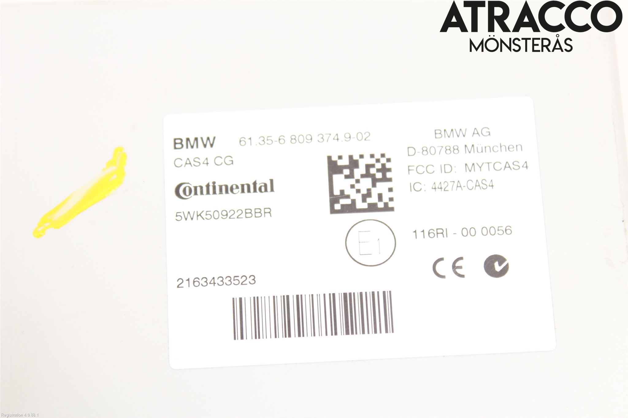 BMW 5 F10/F11/F18 09-17 Styrenhet Övrigt