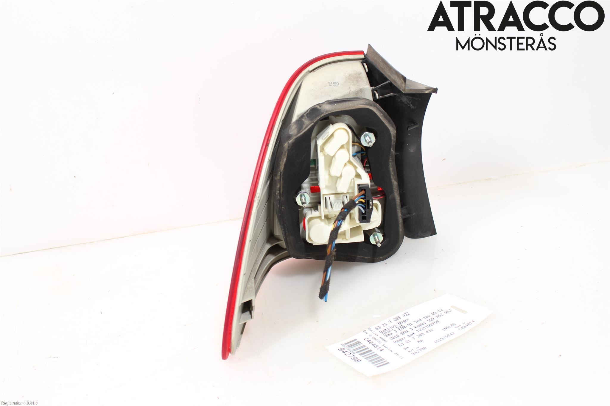 BMW 3 E90/91 SED/TOU 05-12 Bakljus Höger