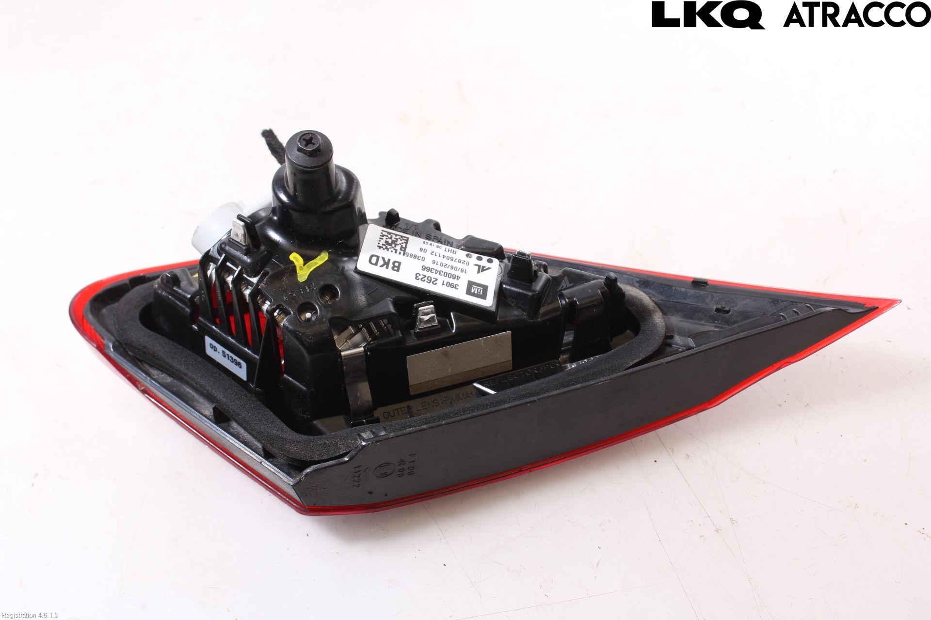 Opel CORSA E 15-19 Bakljus Lucka Vä