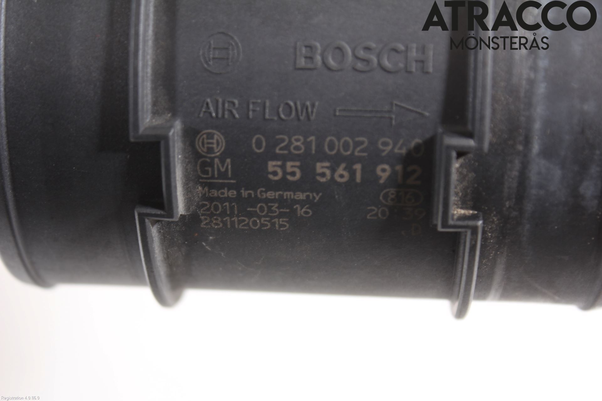 Opel ASTRA J 10-15 Injluftmassamätare