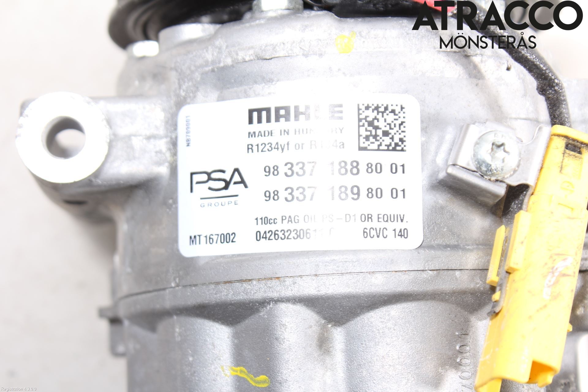 Citroen C4/E-C4 C4X/E-C4X III 21- Ac Kompressor