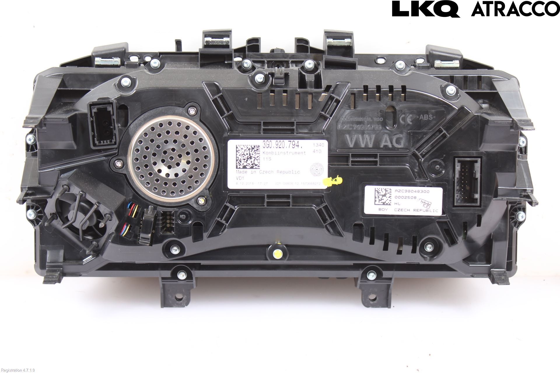 Volkswagen VW PASSAT 15-19 Instrument Komb