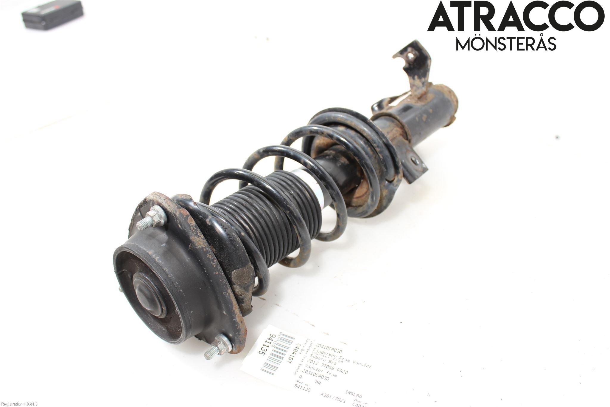 Subaru BRZ Fjäderben Fram Vänster