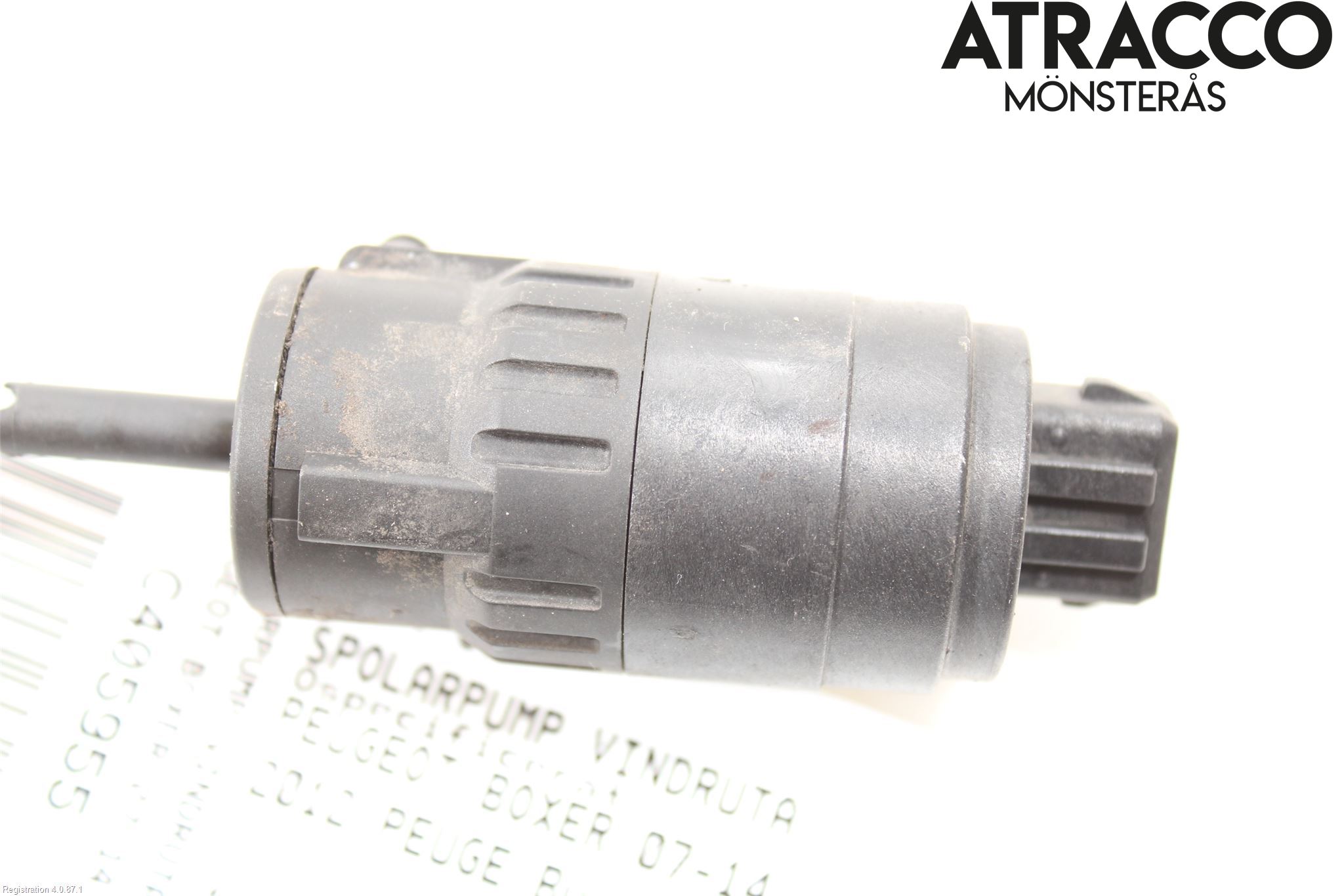 Peugeot BOXER 07-14 Spolarpump Vindruta