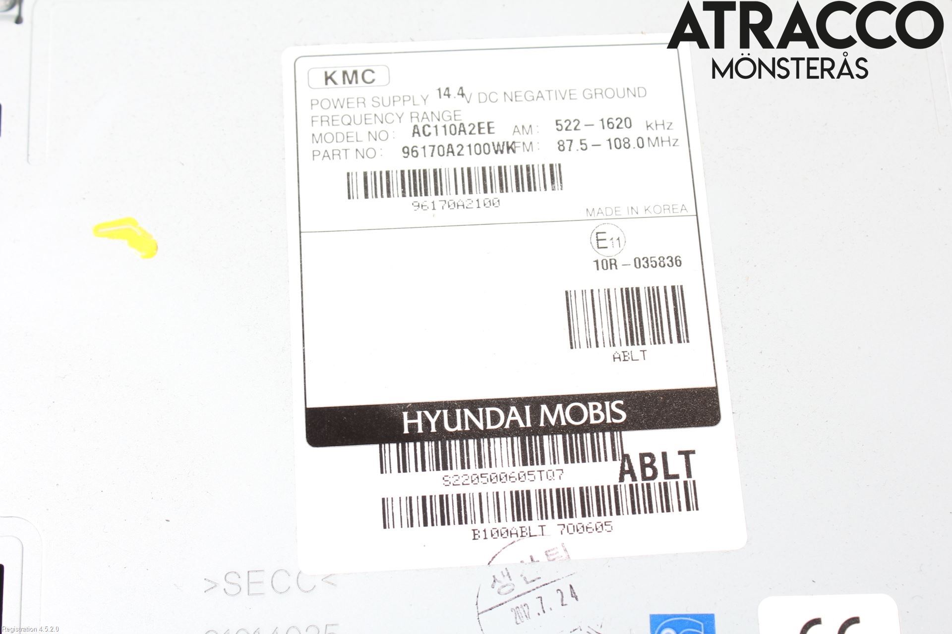 Kia CEED 12-18 Cd Radio - Multimediapanel