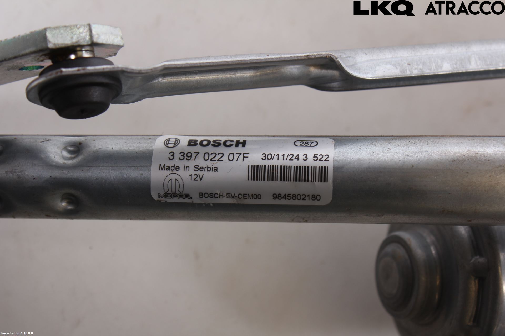 Citroen C3/E-C3 24- Torkarmotor Vindruta