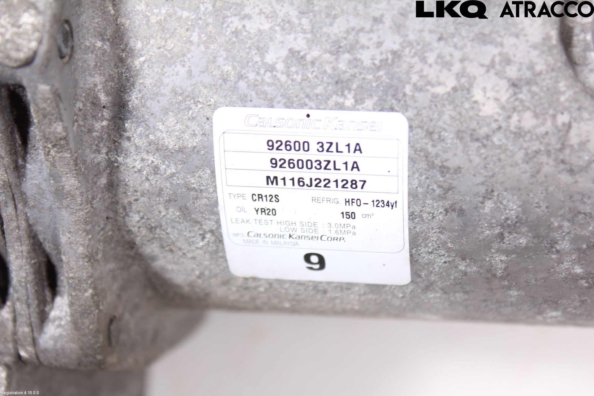 Nissan JUKE 14-19 Ac Kompressor