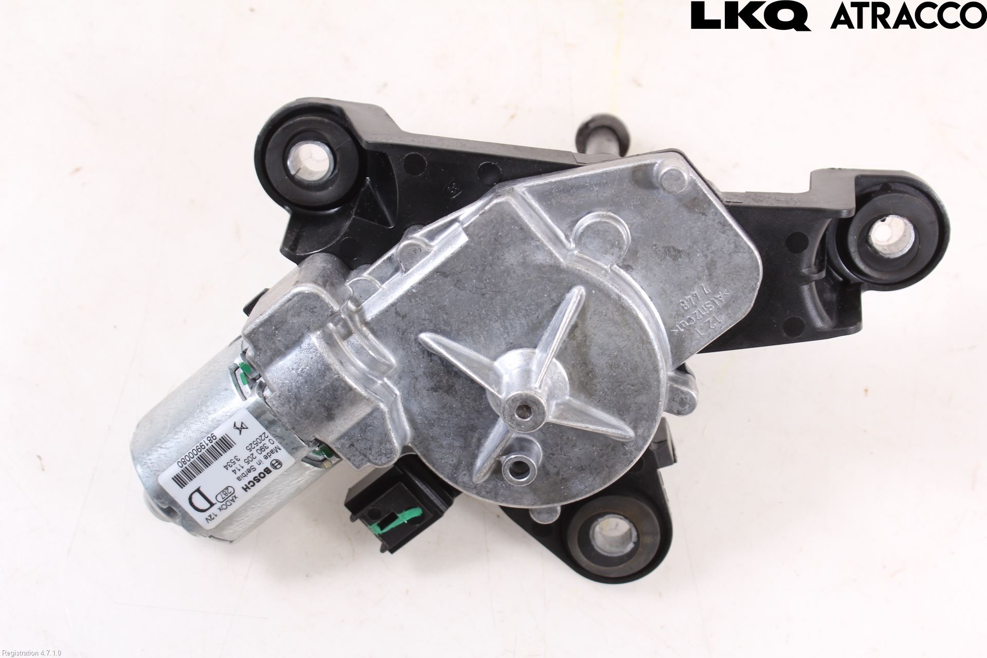Peugeot 208/E-208 20- Torkarmotor Baklucka
