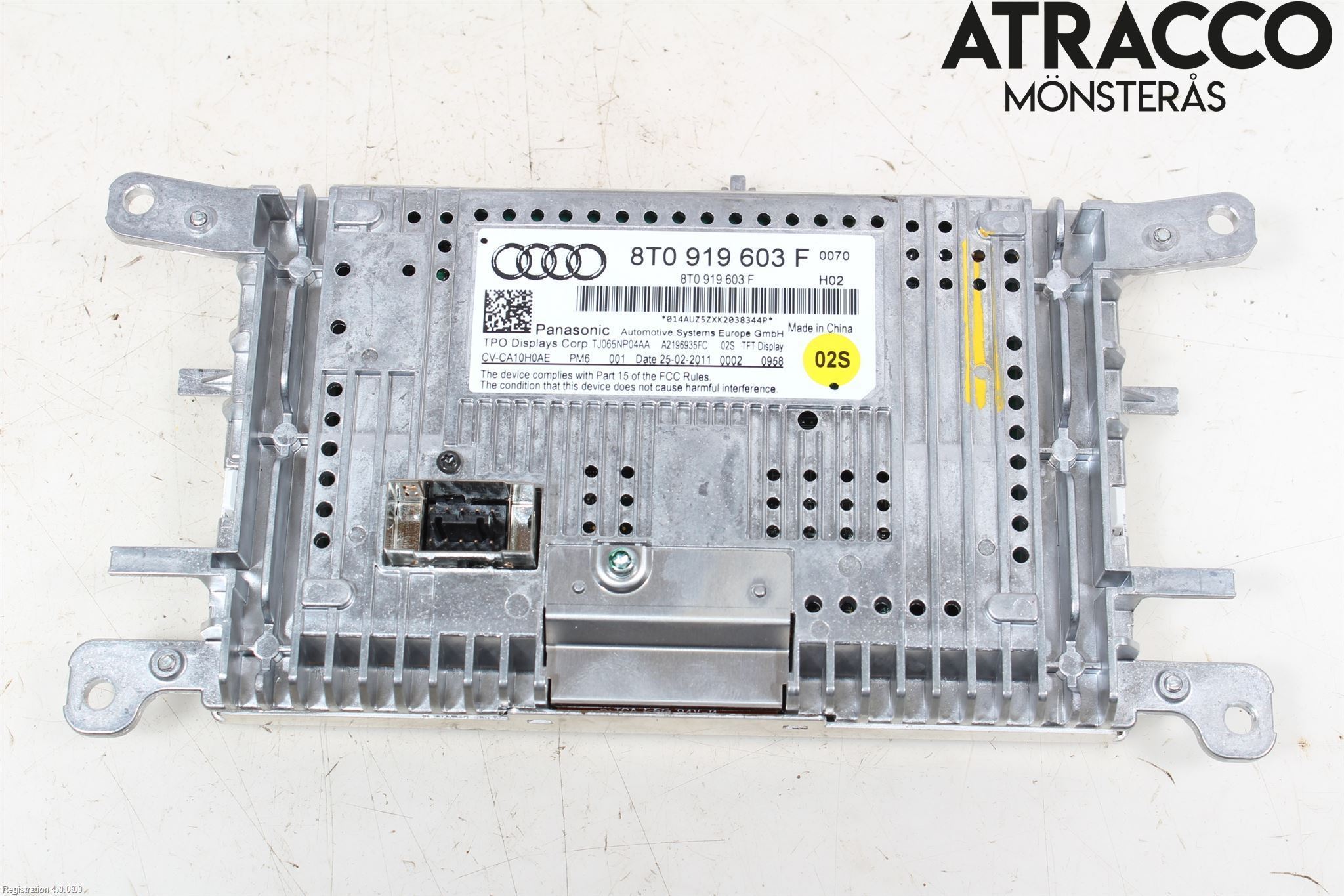 Audi A4/S4 08-11 Multifunktionsdisplay