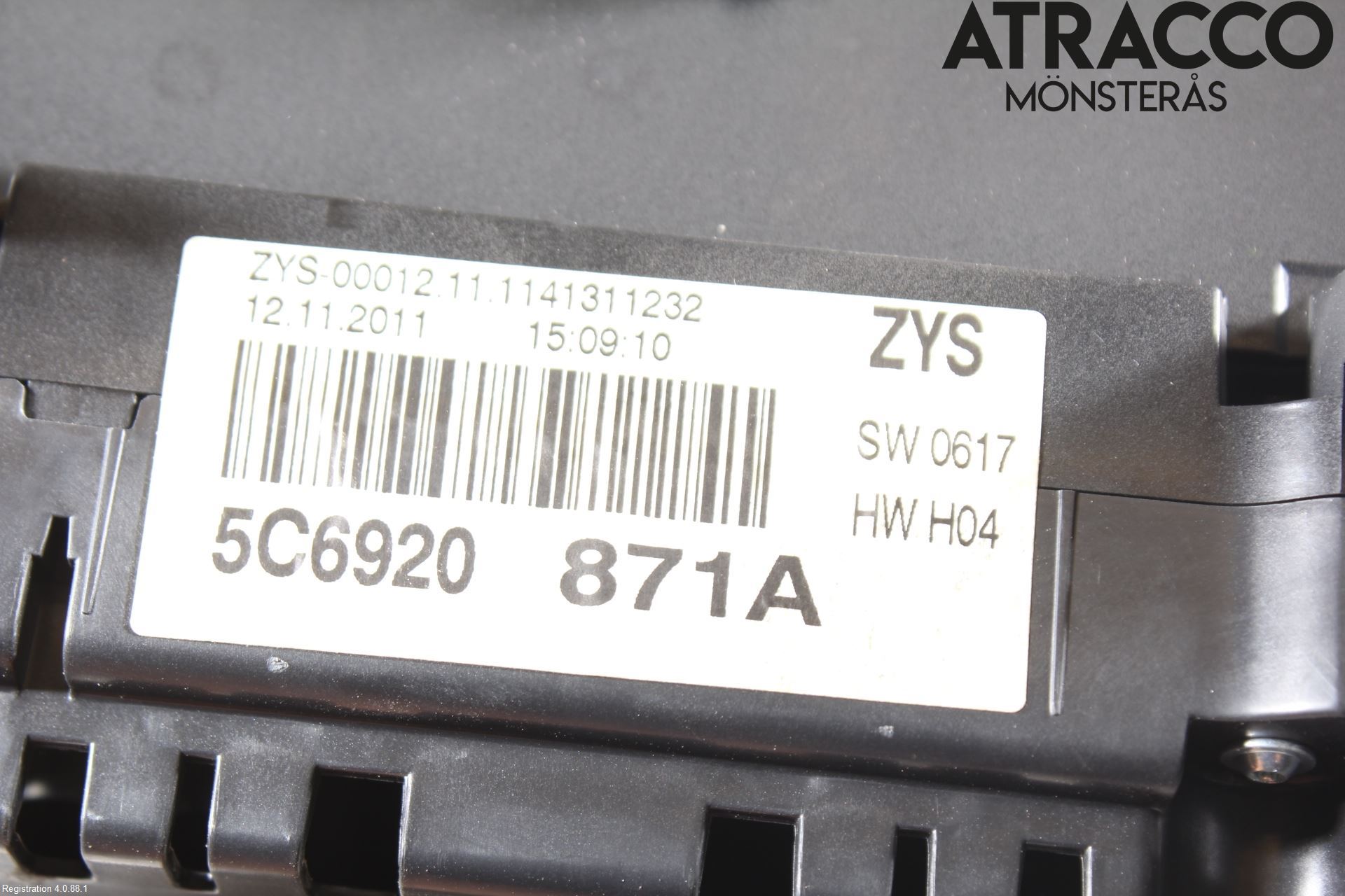 Volkswagen VW JETTA V 06-10 Instrument Komb