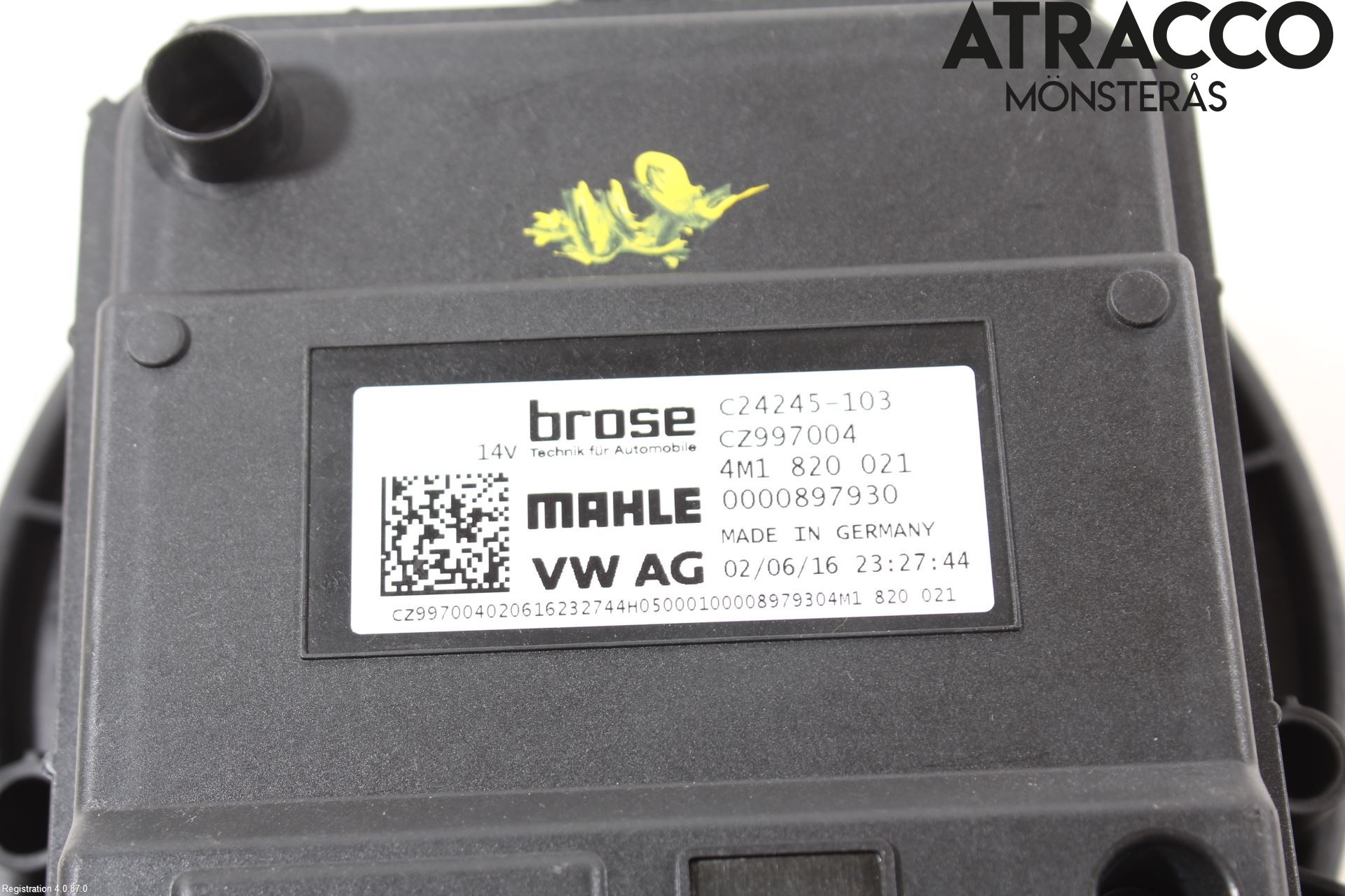 Audi A4/S4 B9 16-19 Värmefläkt