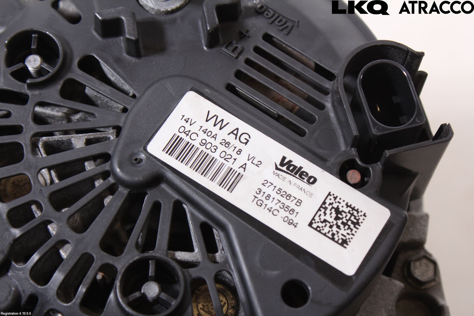 Volkswagen VW TIGUAN 16-24 Generator