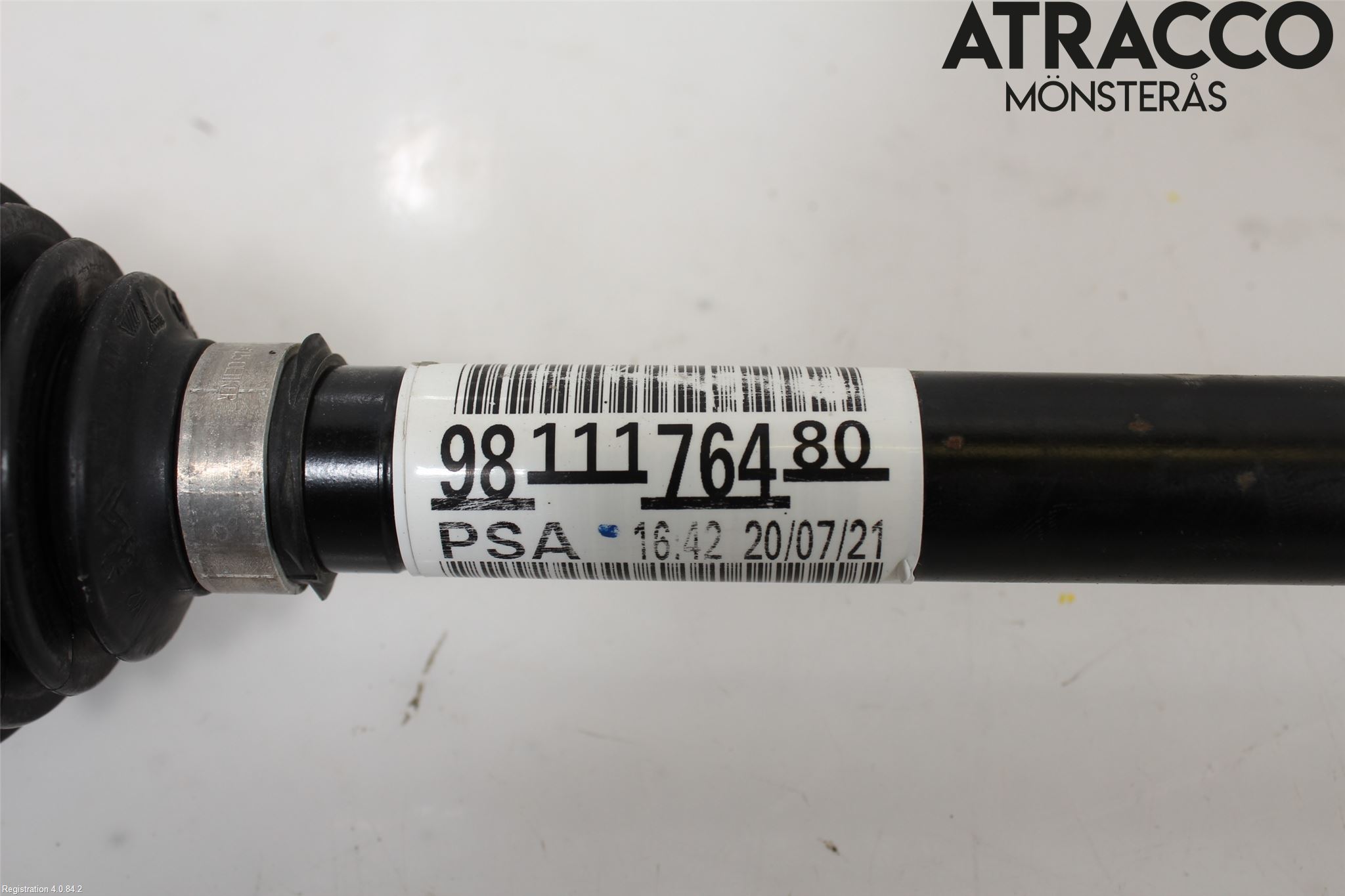 Peugeot 3008 17-24 Drivaxel Fram Höger