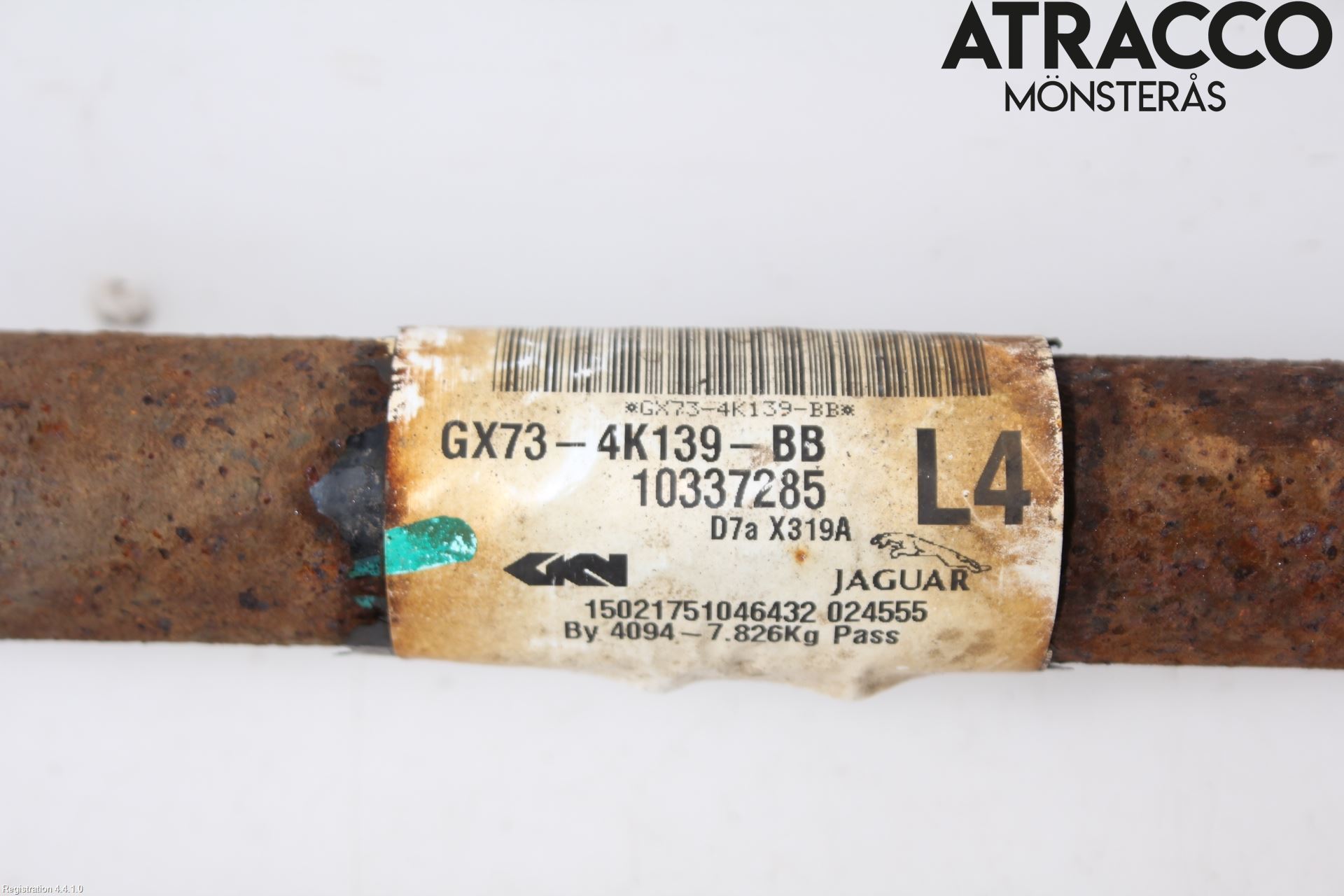 Jaguar XE (X760) 15-24 Drivaxel Bak Vänster