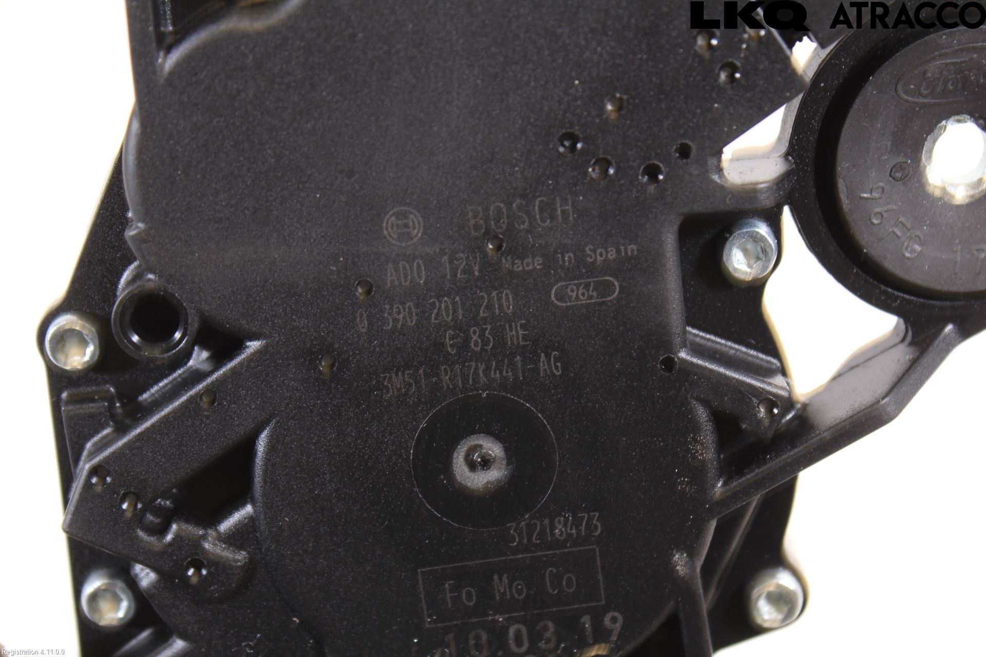 Volvo V50 08-12 Torkarmotor Baklucka