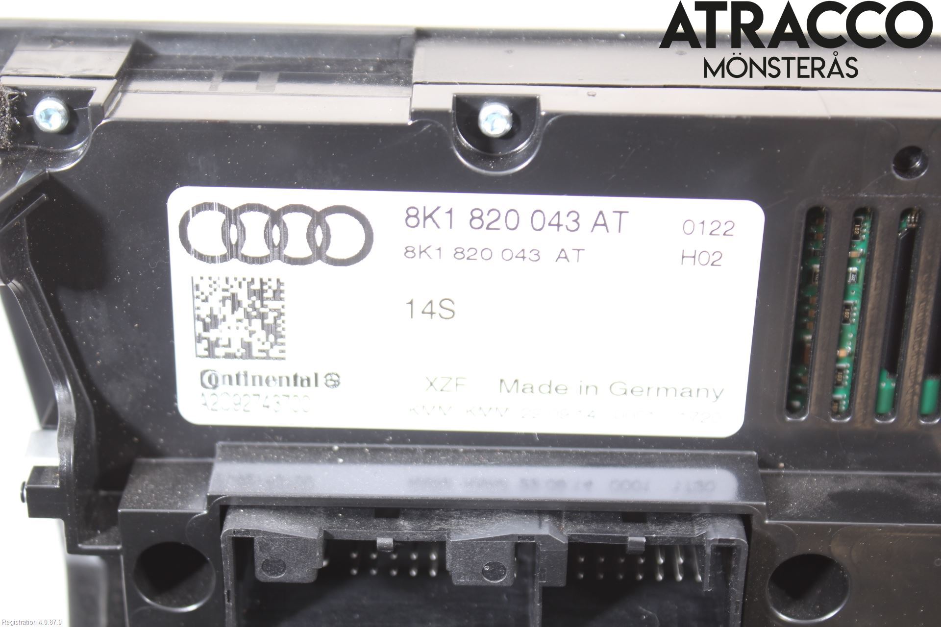 Audi A4 12-15 Ac Styrenhet Ac Manöveren