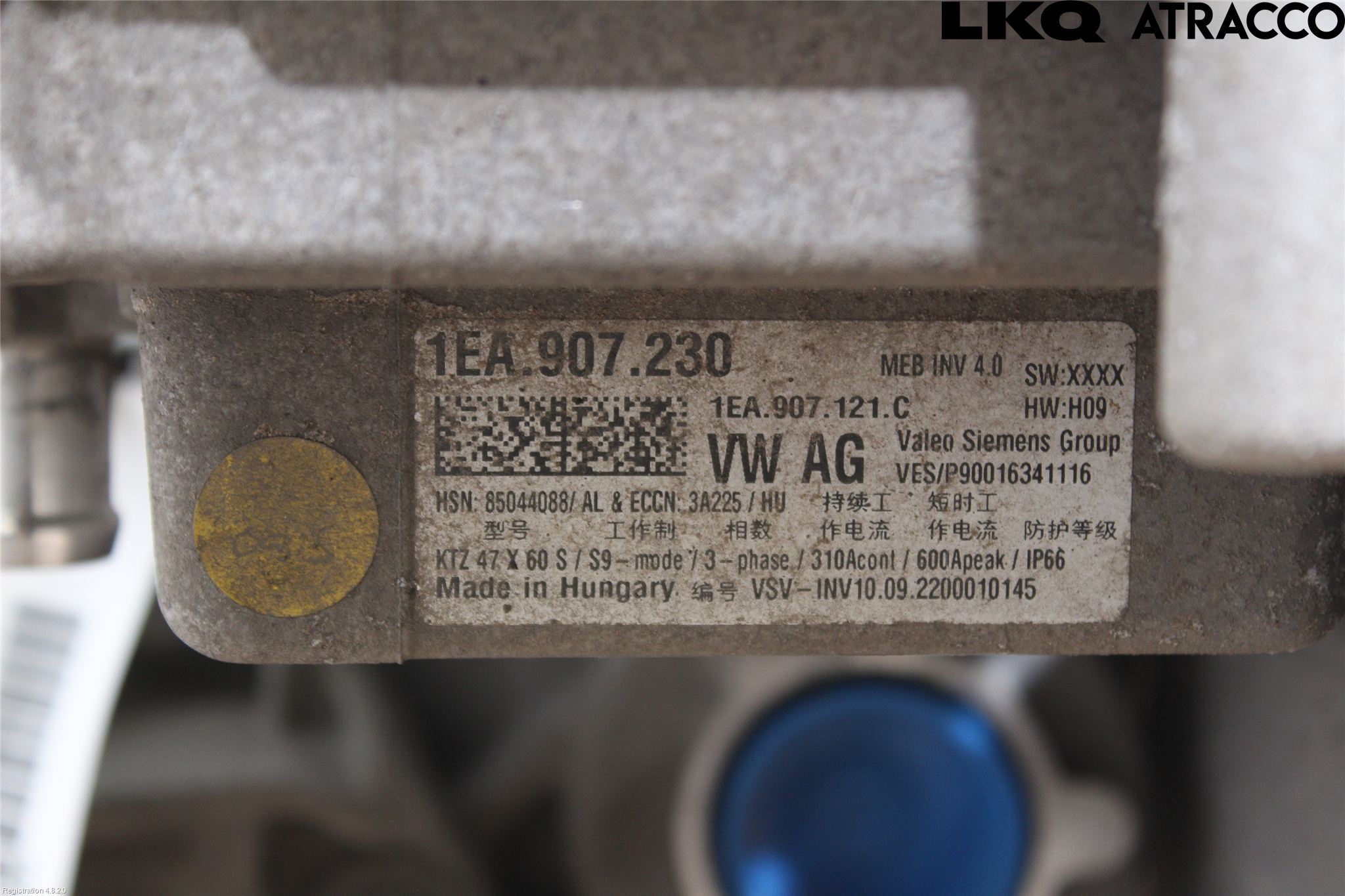 Volkswagen VW ID.4 21- Motor Elektrisk Bak