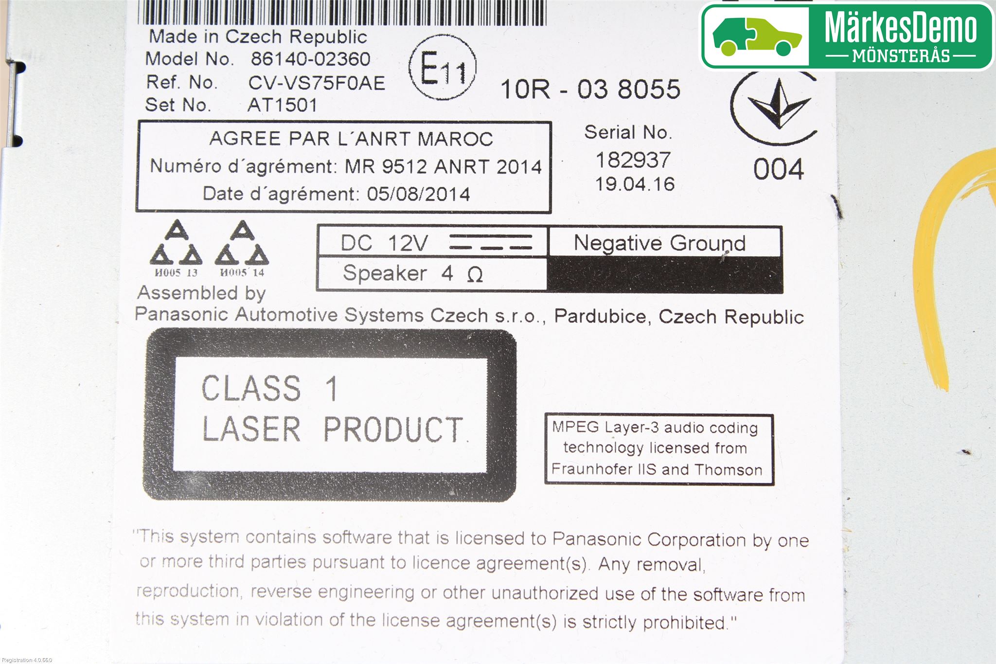 Toyota AURIS 13-19 Radio