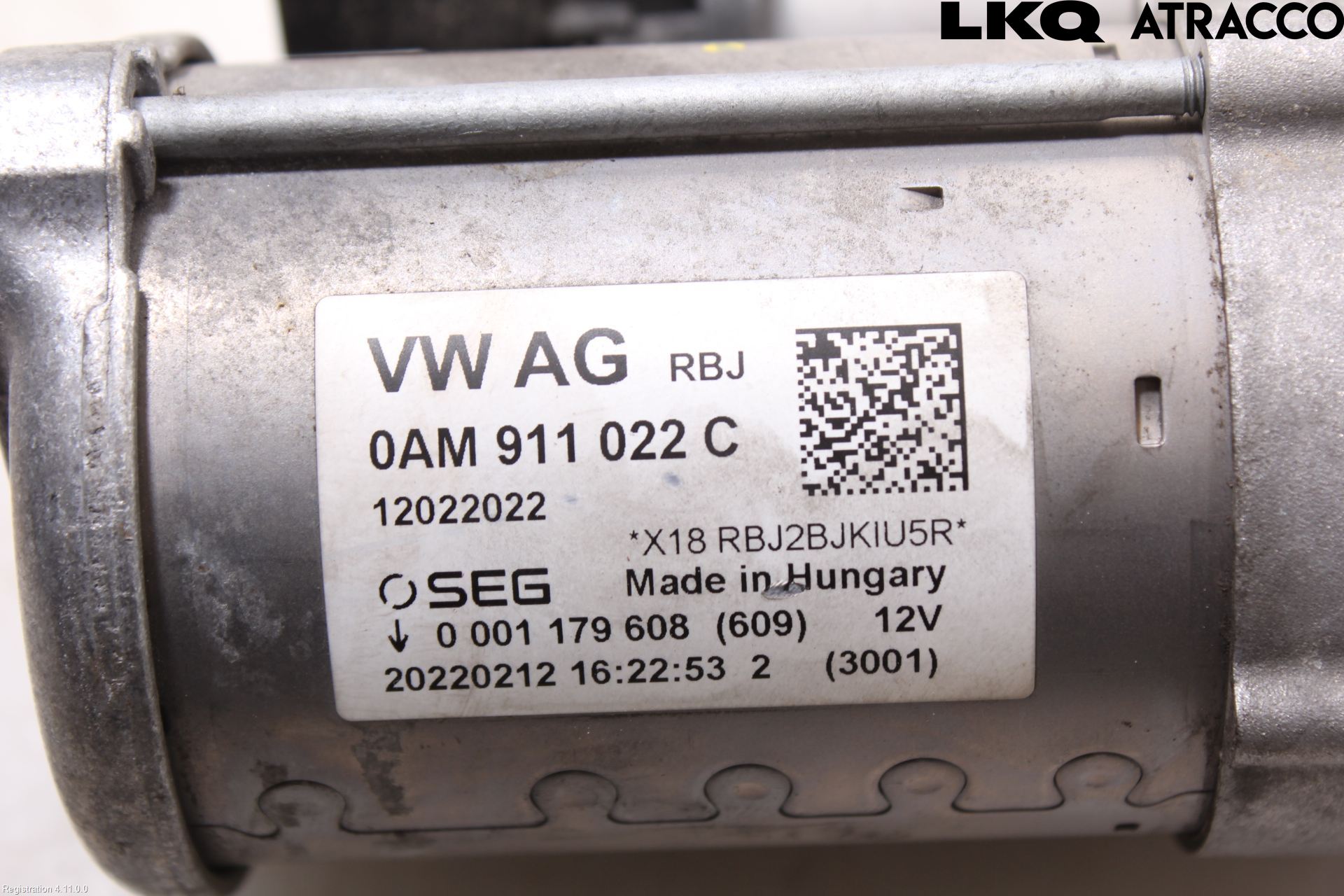 Volkswagen VW PASSAT 15-19 Startmotor