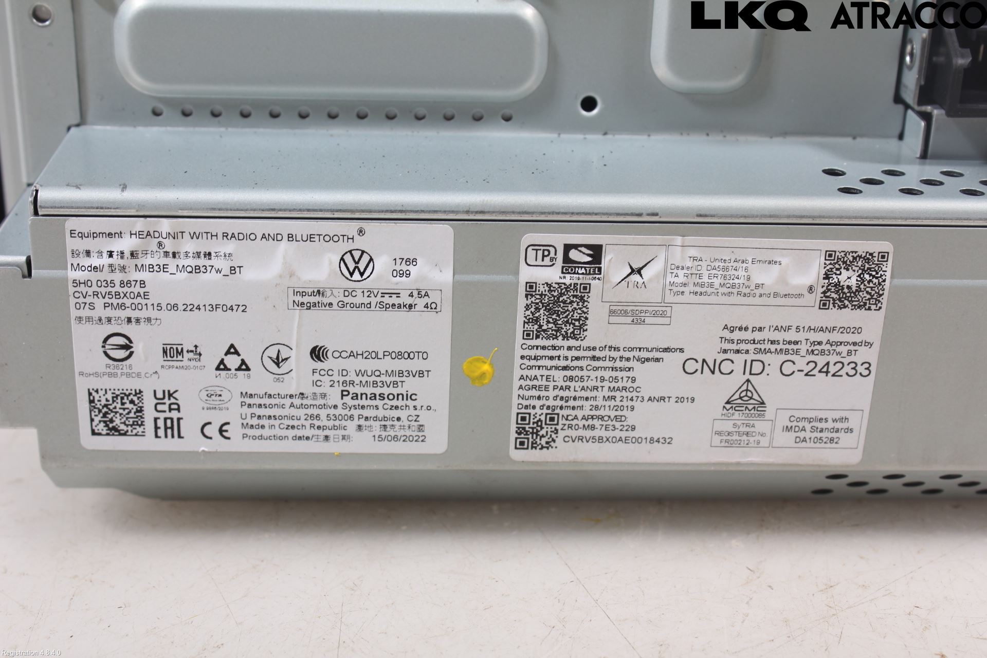 Volkswagen VW CADDY 21- Multifunktionsdisplay