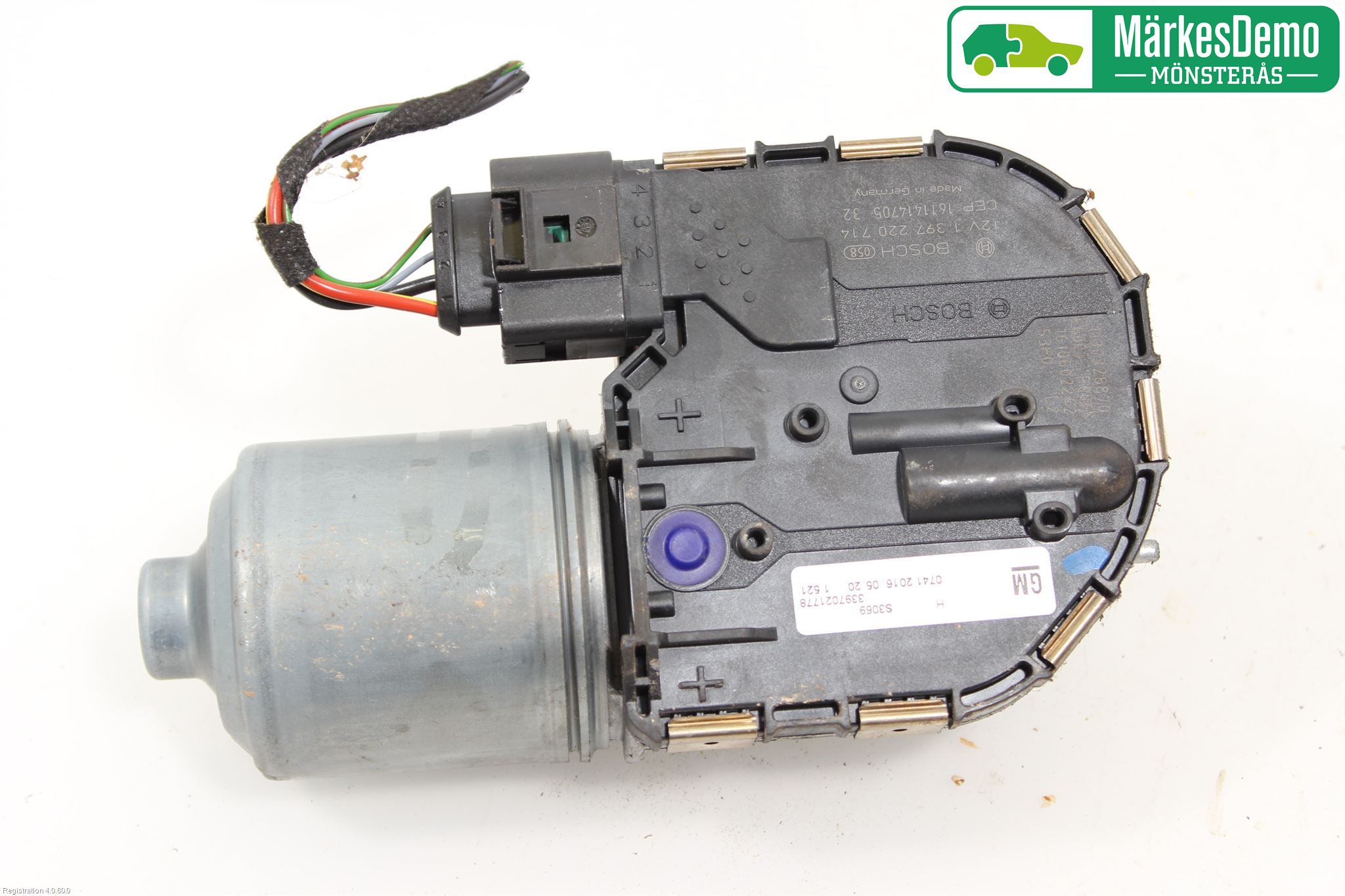 Opel ASTRA K 16-22 Torkarmotor Vindruta