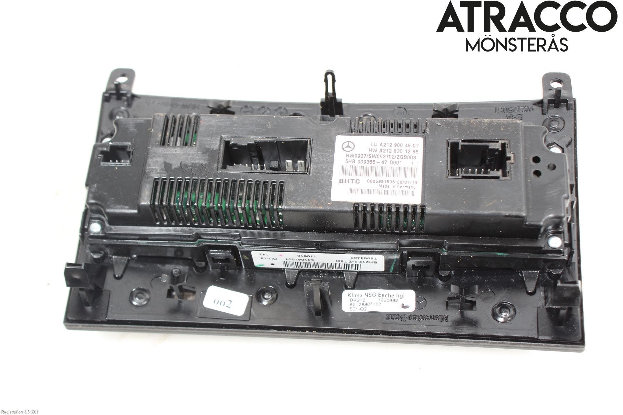 Mercedes-Benz MB E-KLASS (W212) 09-16 Ac Styrenhet Ac Manöveren