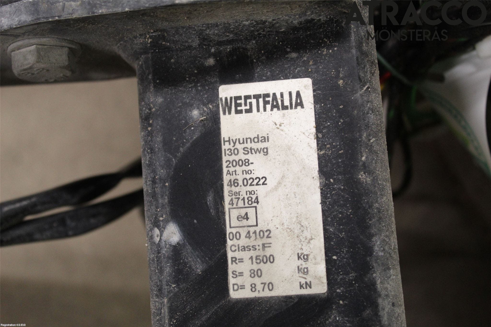 Hyundai i30 FD 07-12 Dragkrok