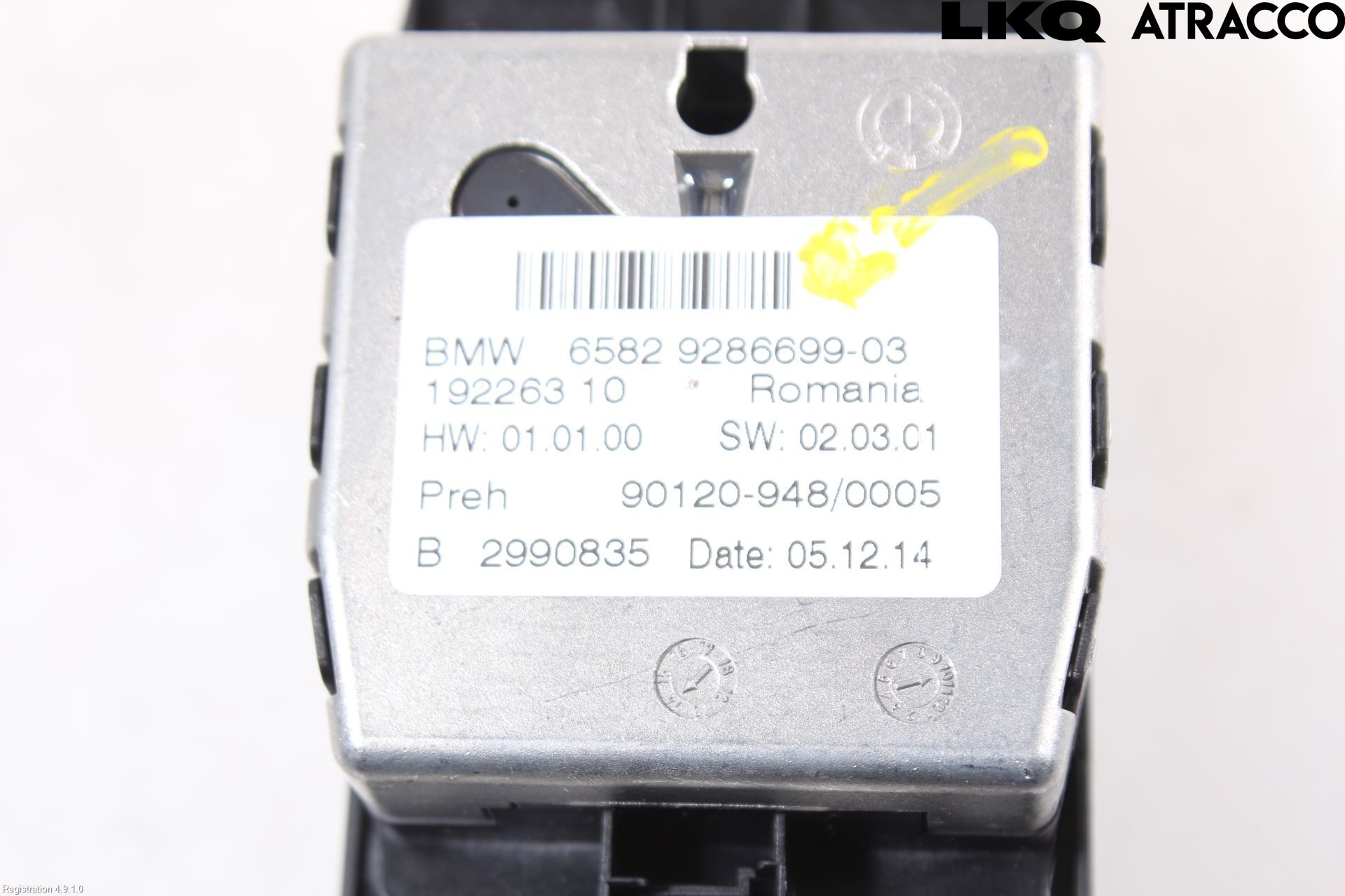 BMW 5 F10/F11/F18 09-17 Strömställare Multifunktion
