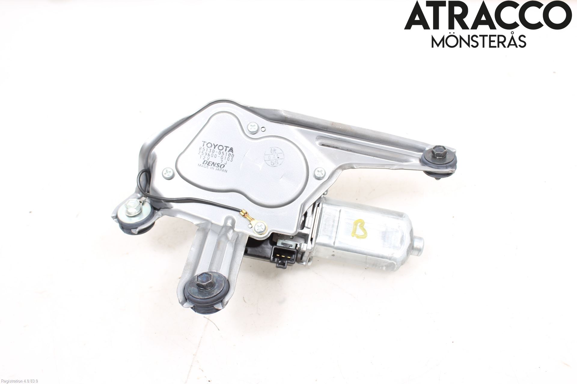 Toyota AVENSIS 07-08 Torkarmotor Baklucka