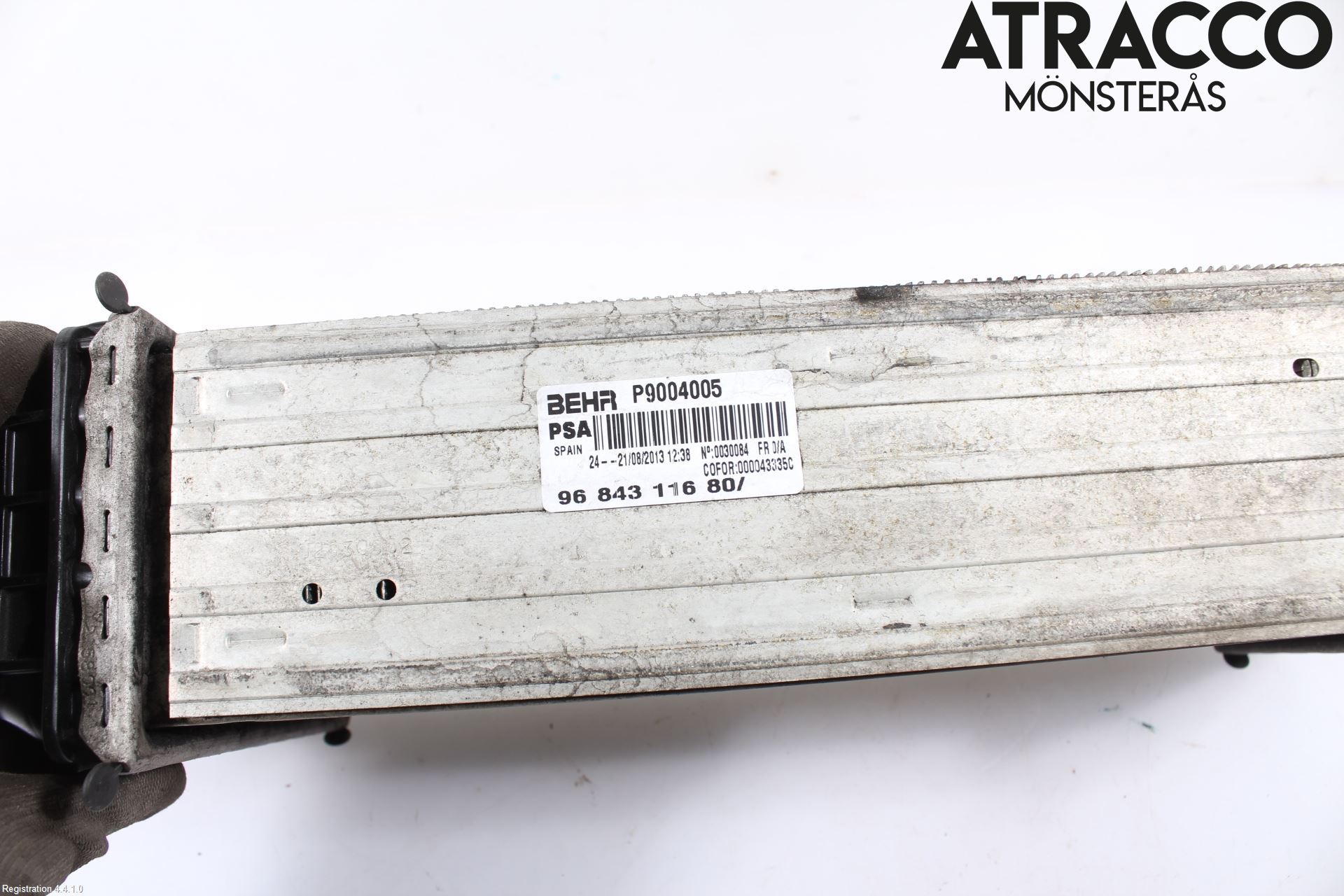 Citroen C3 10-17 Laddluft-Intercooler Kyl