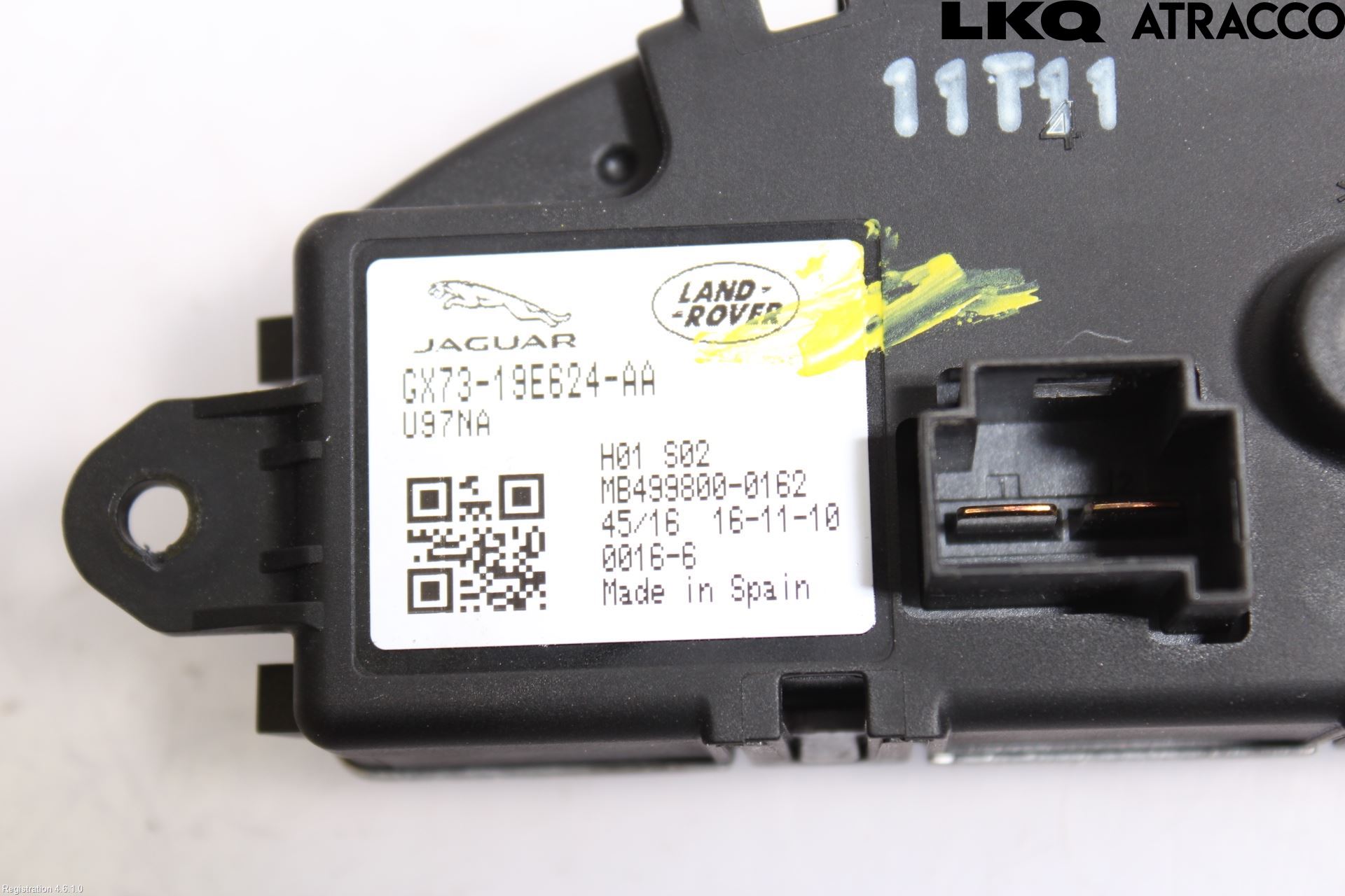 Jaguar F-PACE Värmefläktsmotstånd