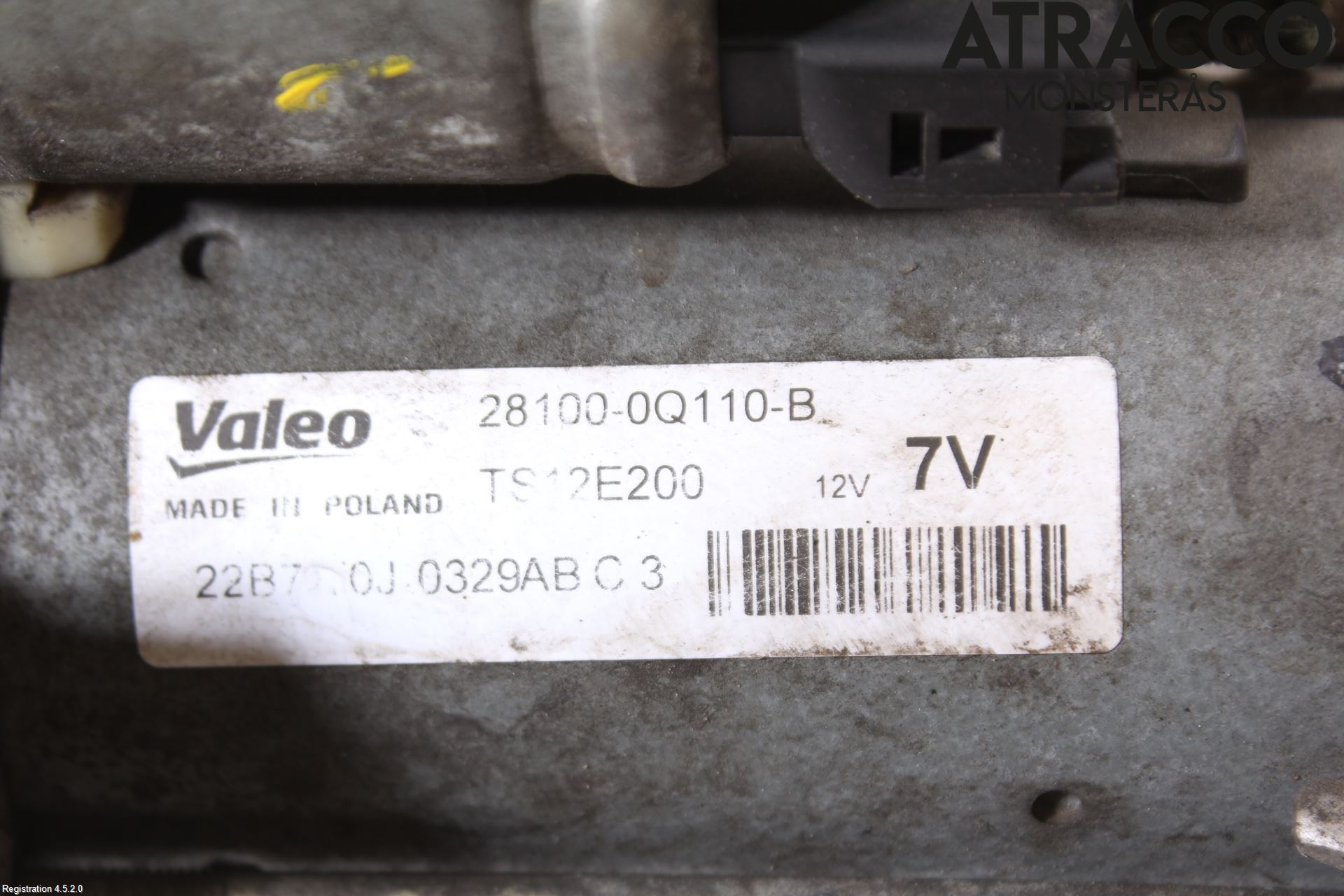 Toyota AYGO 15-21 Startmotor