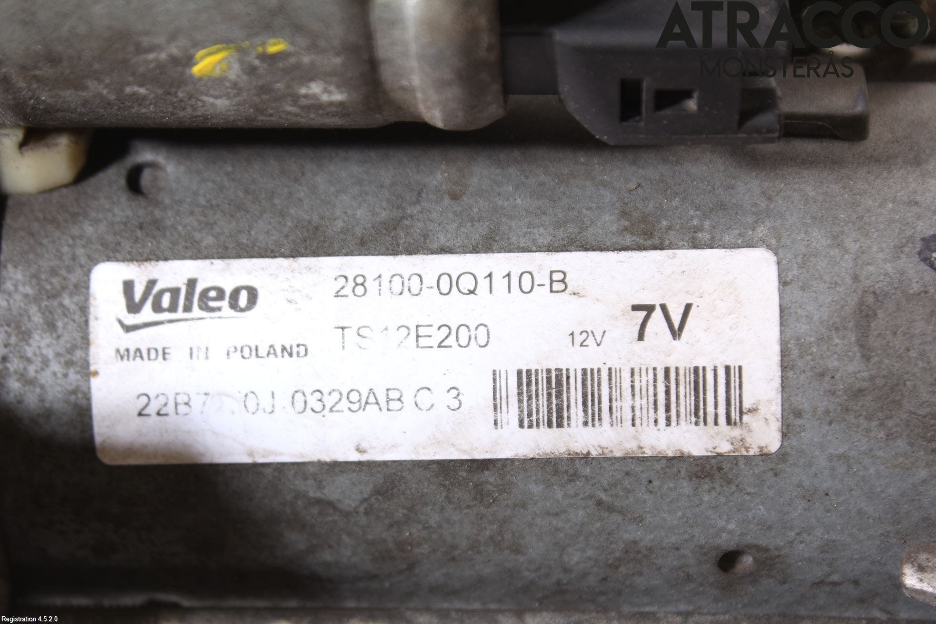Toyota AYGO 15-21 Startmotor