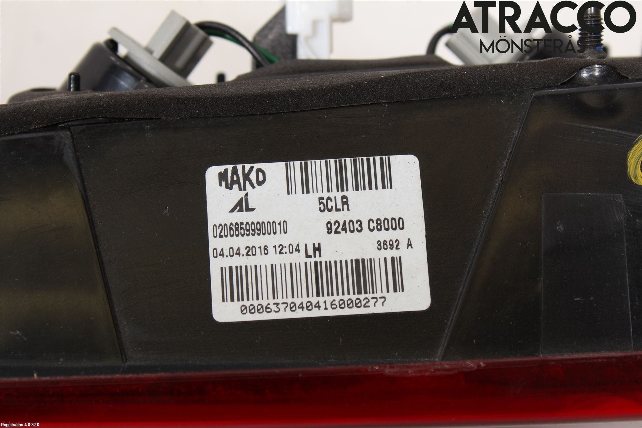 Hyundai i20 GB 15-20 Bakljus Lucka Vä